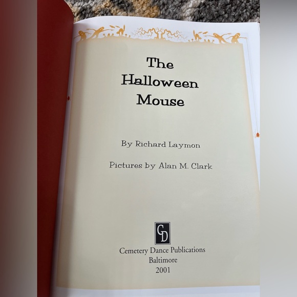 THE HALLOWEEN MOUSE By Richard Laymon - Hardcover Signed/Numbered Limited - Picture 5 of 9